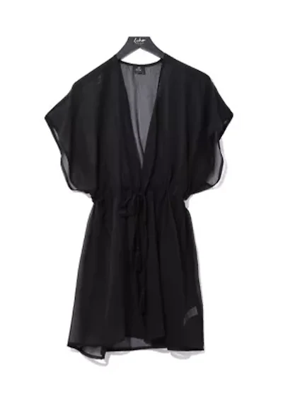 Solid Tie Front Duster