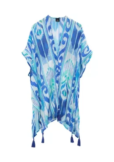 Island Ikat Duster Topper