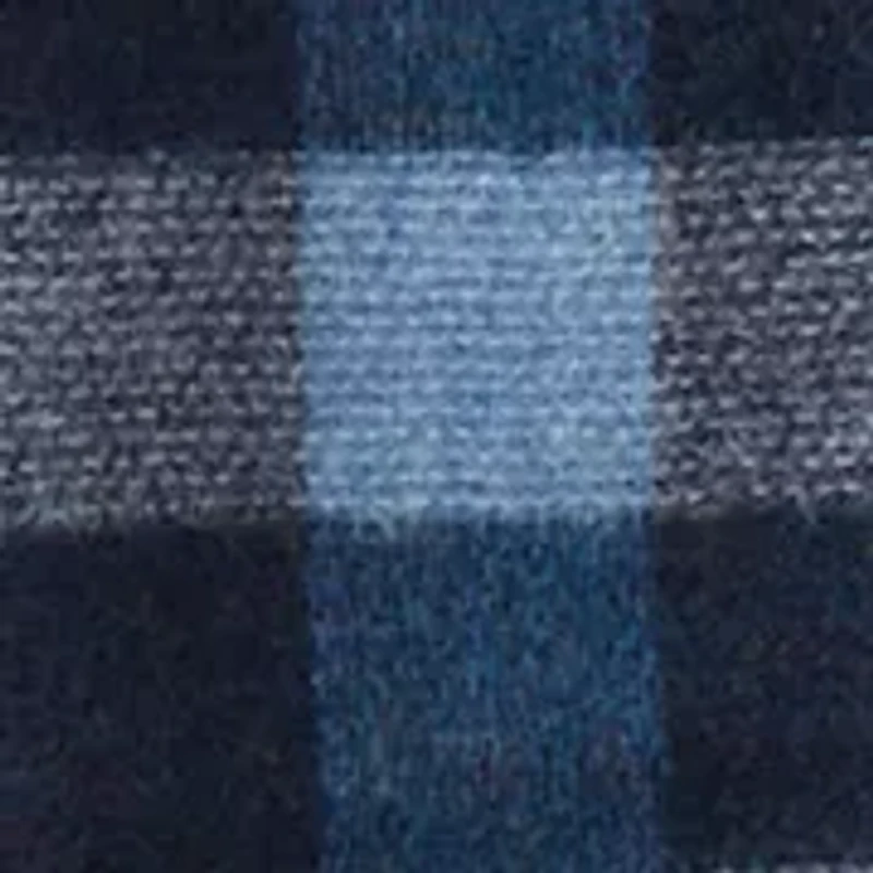 Quarter Check Wrap Scarf