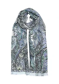 Manor Paisley Oblong Scarf