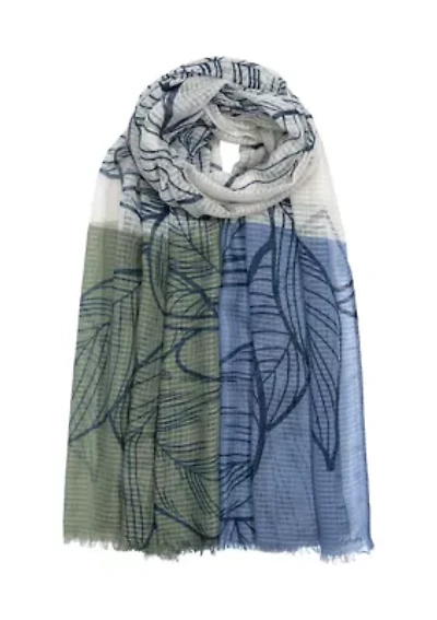 Block Bouquet Wrap Scarf