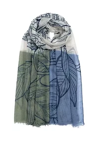 Block Bouquet Wrap Scarf