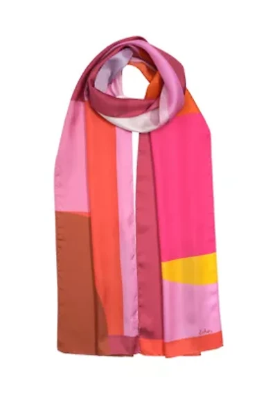 Color Theory Silk Oblong Scarf