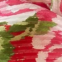 Sparkle Floral Patch Oblong Scarf 