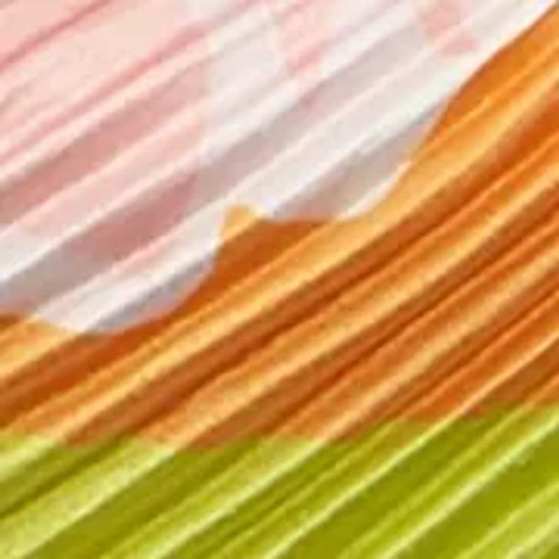 Sunshine Garden Pleated Diamond Scarf