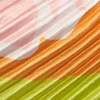 Sunshine Garden Pleated Diamond Scarf