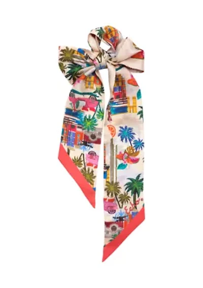Positano Silk Ribbon Scarf