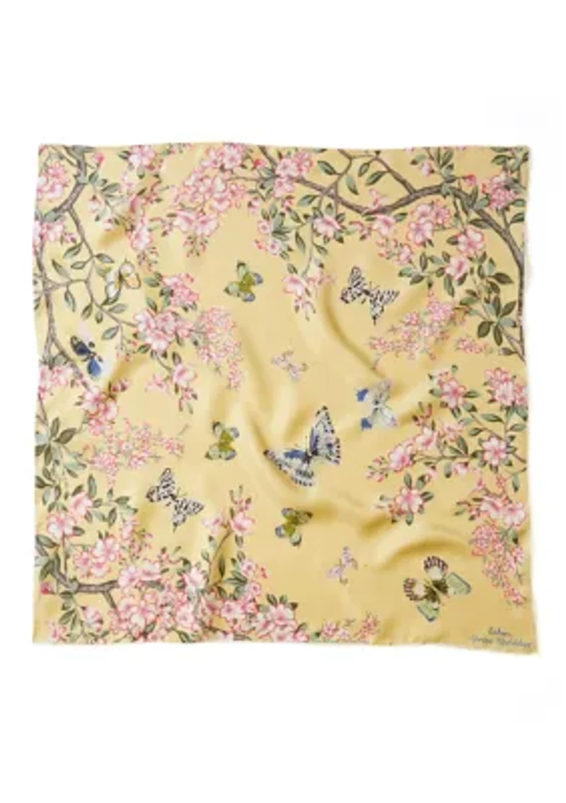 Spring Unfolding Square Scarf 