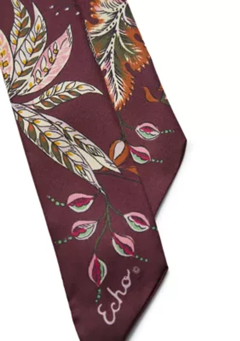 Falling Leaves Ribbon Scarf