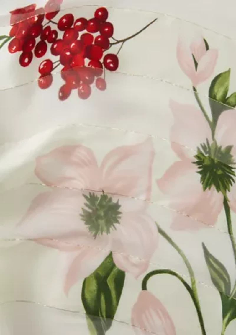 Amaryllis Silk Scarf