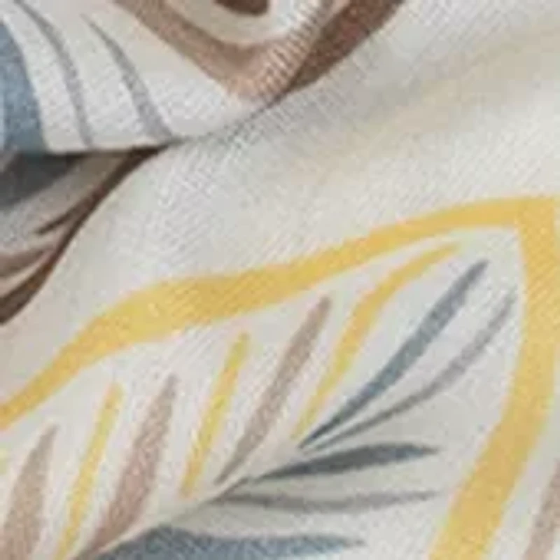 Gestural Rose Square Scarf