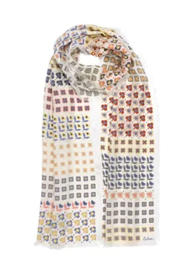 Clover Silk Oblong Scarf