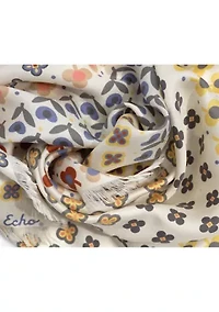 Clover Silk Oblong Scarf
