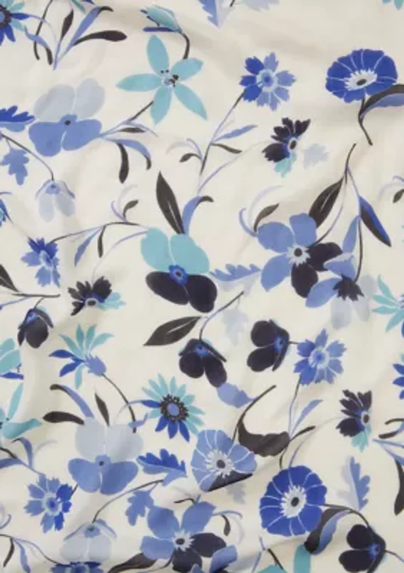 Falling Flowers Wrap Scarf