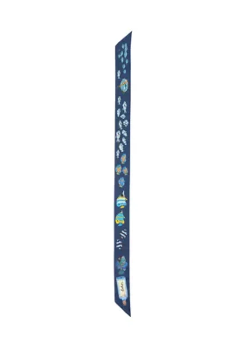 Lost At Sea Silk Ribbon Scarf