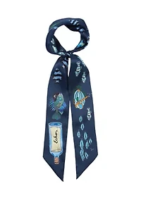 Lost At Sea Silk Ribbon Scarf
