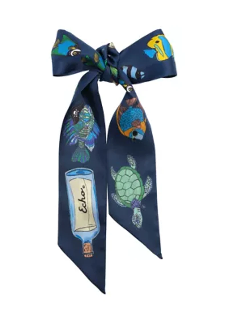 Lost At Sea Silk Ribbon Scarf