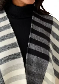 Gramercy Plaid Ruana