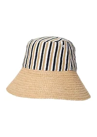 Montauk Striped Bucket Hat