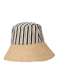 Montauk Striped Bucket Hat