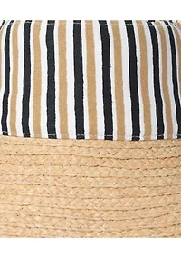 Montauk Striped Bucket Hat