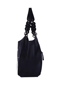 Kinsley Moroccan Grain Basketweave Poster Bag