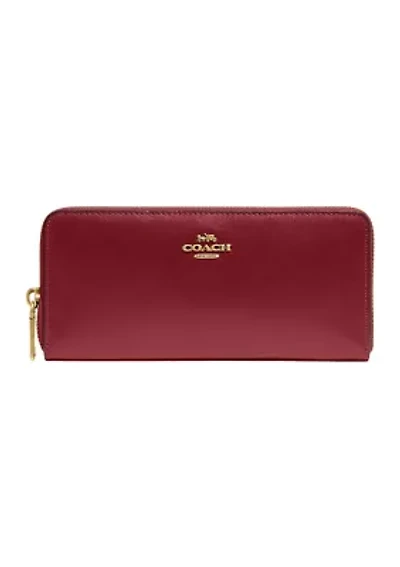 Slim Accordion Zip Wallet