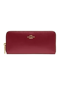 Slim Accordion Zip Wallet