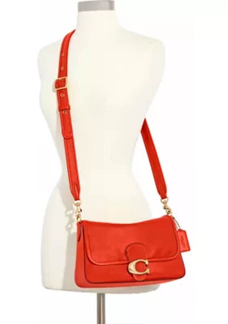 Soft Calf Leather Tabby Shoulder Bag