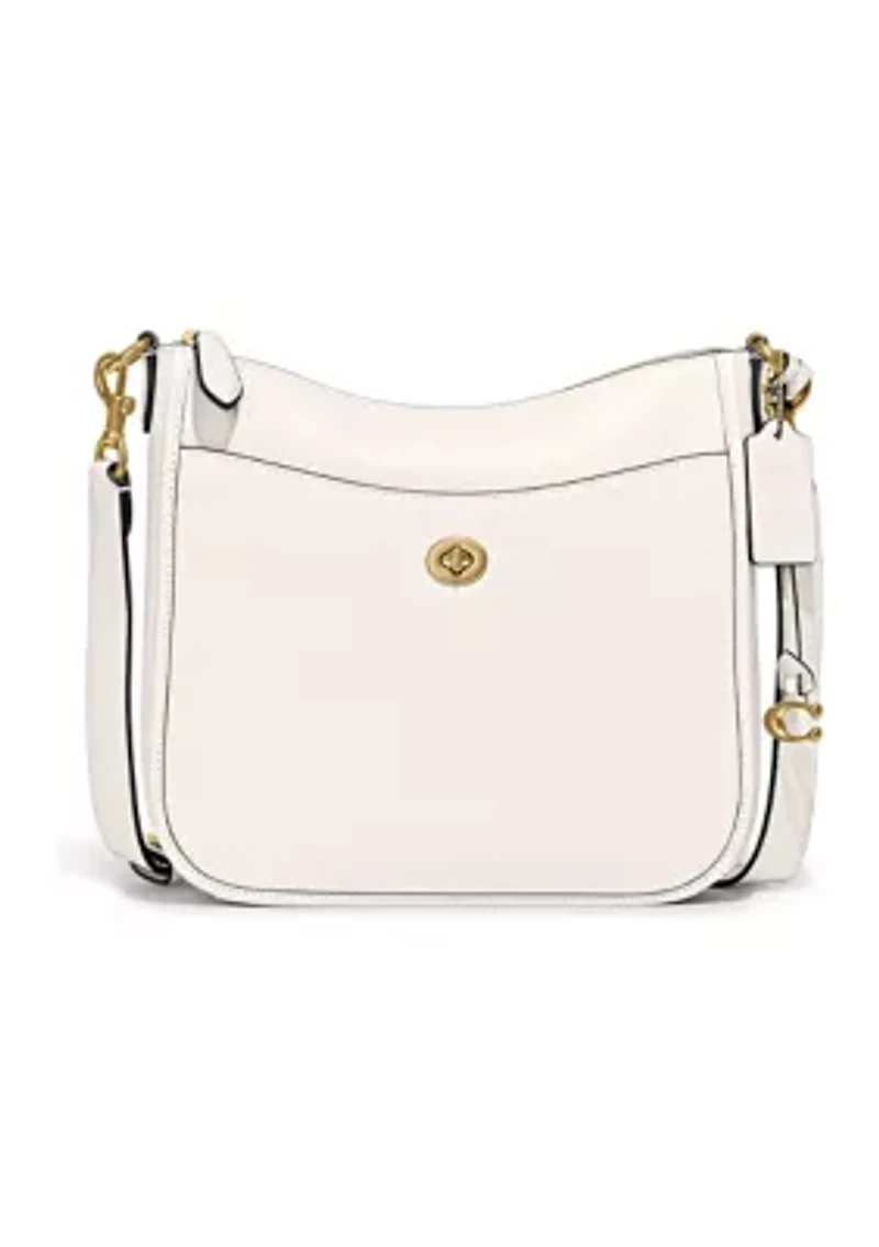 Polished Pebble Leather Chaise Crossbody