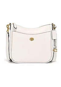 Polished Pebble Leather Chaise Crossbody