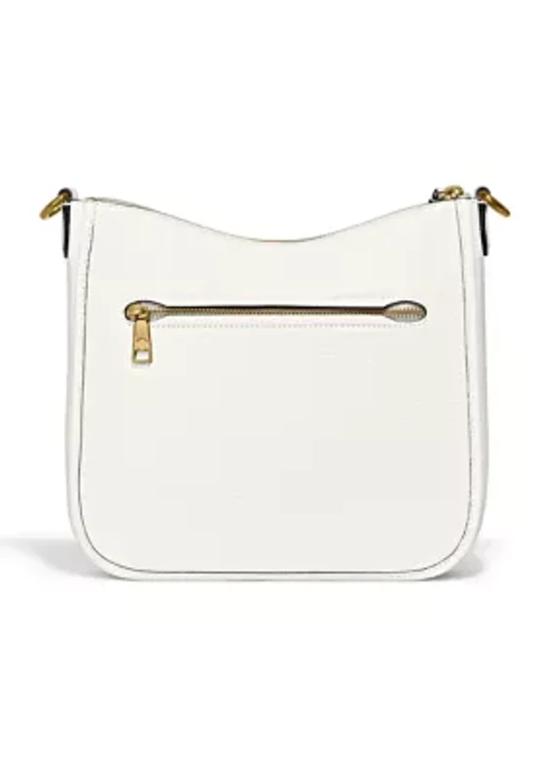 Polished Pebble Leather Chaise Crossbody