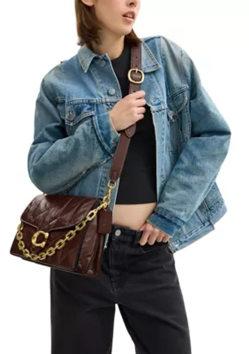 Chain Tabby Shoulder Bag 30 with Quilting