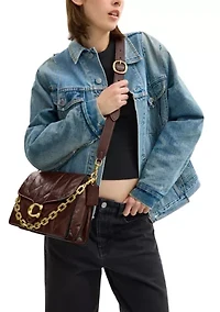 Chain Tabby Shoulder Bag 30 with Quilting