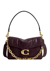 Chain Tabby Shoulder Bag with Quilting 