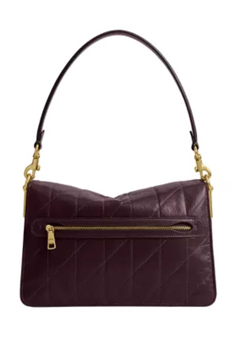 Chain Tabby Shoulder Bag with Quilting 