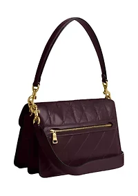 Chain Tabby Shoulder Bag with Quilting 