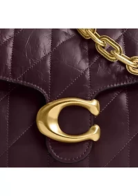 Chain Tabby Shoulder Bag with Quilting 