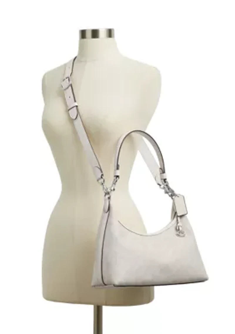 Juliet Signature Canvas Shoulder Bag