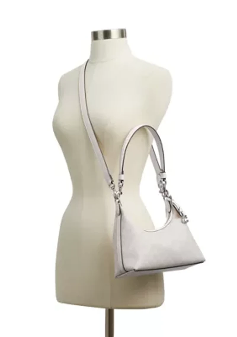 Juliet Signature Canvas Shoulder Bag 
