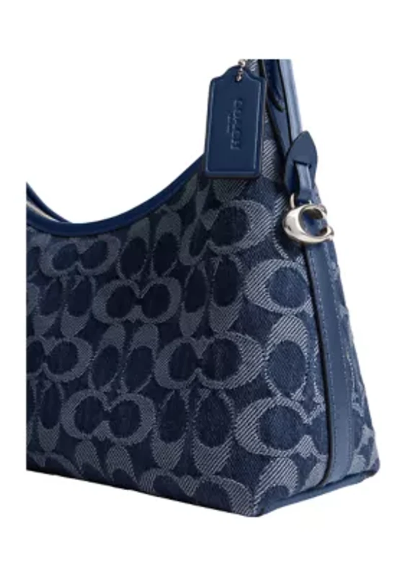 Juliet Shoulder Bag 25 In Signature Denim 