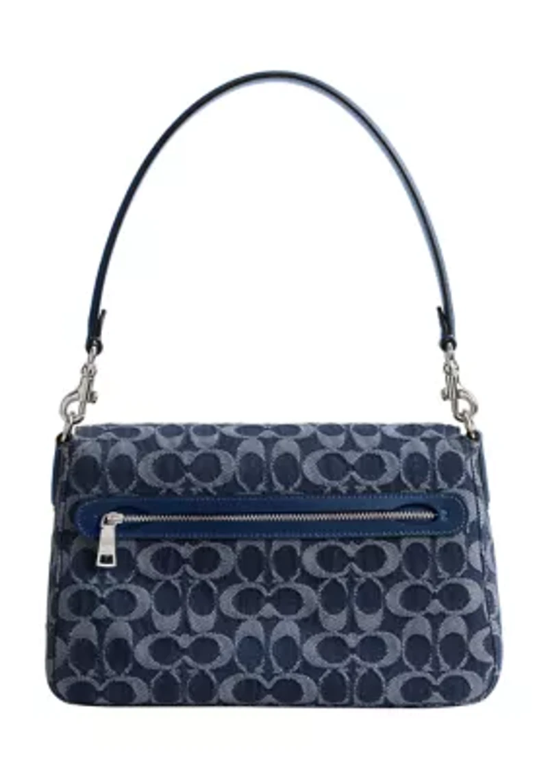 Soft Tabby Shoulder Bag in Signature Denim