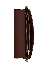 Coated Canvas Signature Mila Crossbody Bag