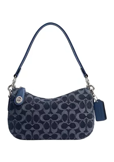 Swinger Bag in Signature Denim 