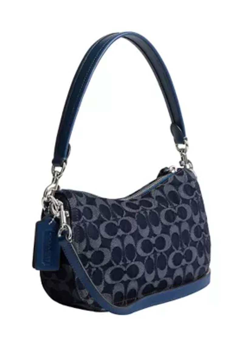 Swinger Bag in Signature Denim 