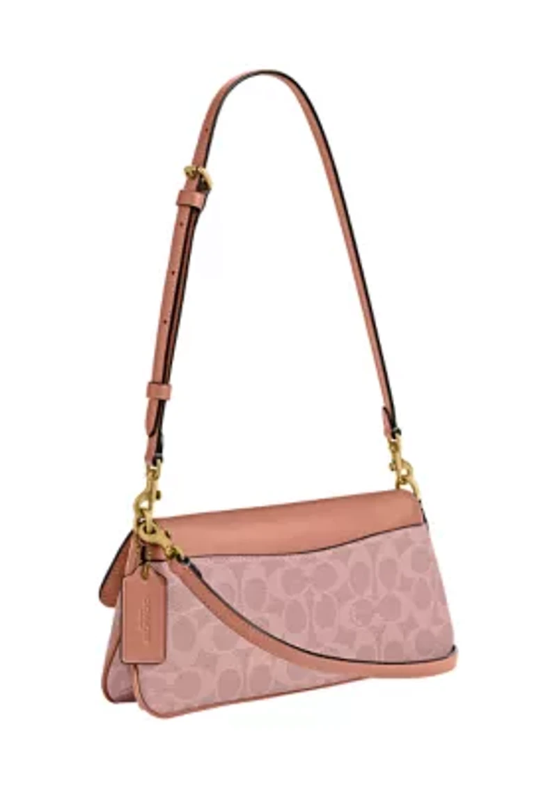 Jet Shoulder Bag In Signature Canvas