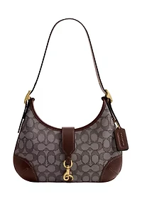 Hamptons Hobo Bag Signature Jacquard