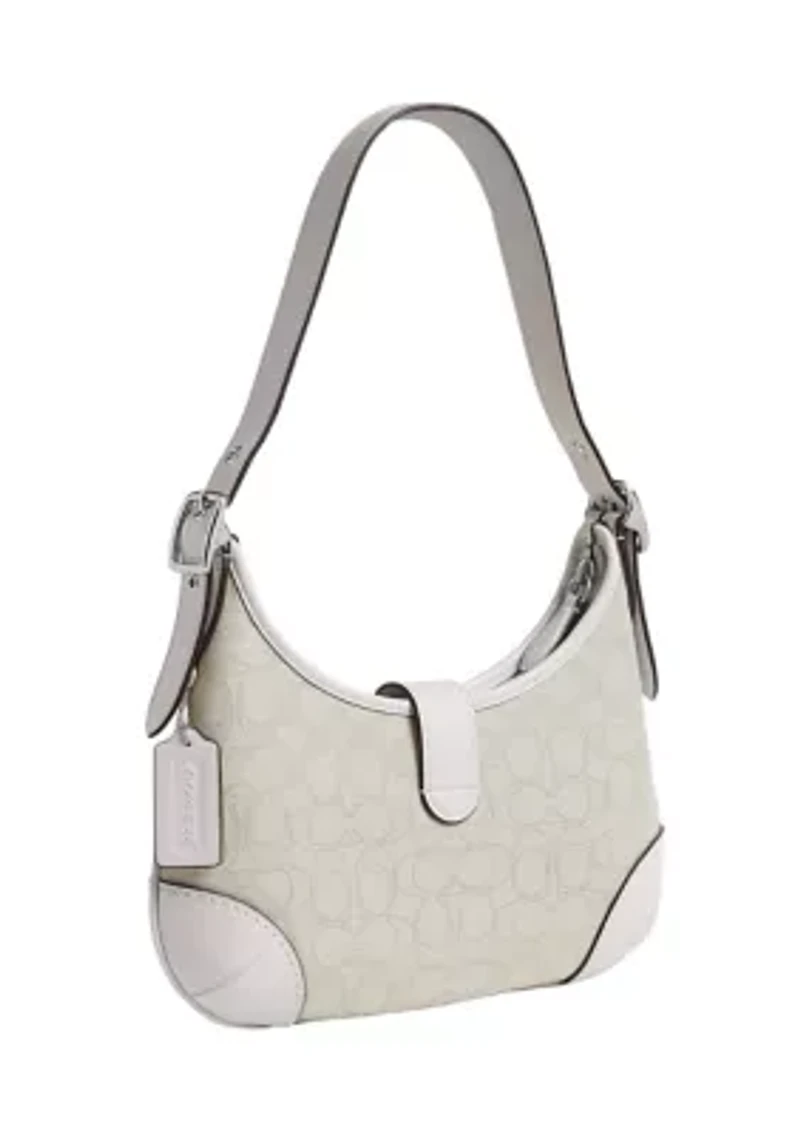 Hamptons Hobo Bag Signature Jacquard