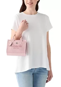 Denim Cargo Tote