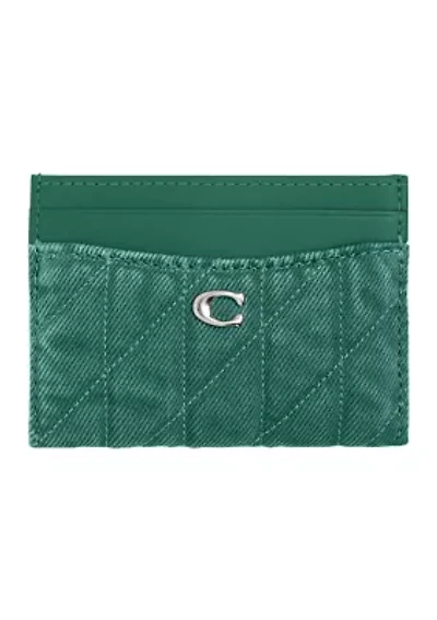 Colored Denim Essential Card Case